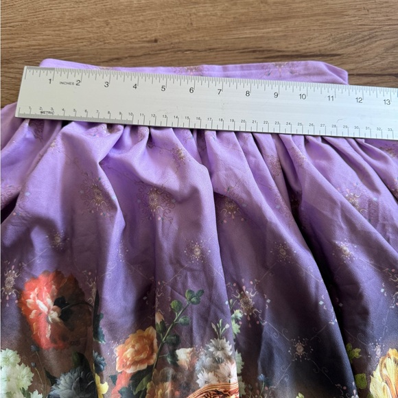 Kitty Courtyard Normal Waist Skirt with rear stretch as zipper closure size 6 - Picture 9 of 11